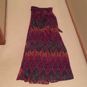 Strapless or with halter straps dress from target